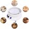 120W Table Top Electric Pottery Wheel Ceramic Work Clay Forming Machine Tool DIY